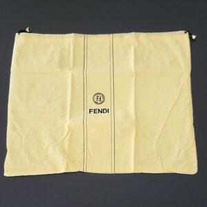 Authentic Vintage FENDI Large Drawstring Dust Bag - 18.5" x 15"